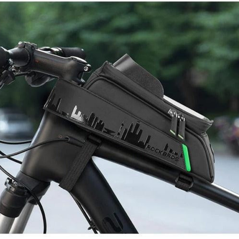 Sacou impermeabil pentru bicicletă – Suport pentru telefon și depozitare practică