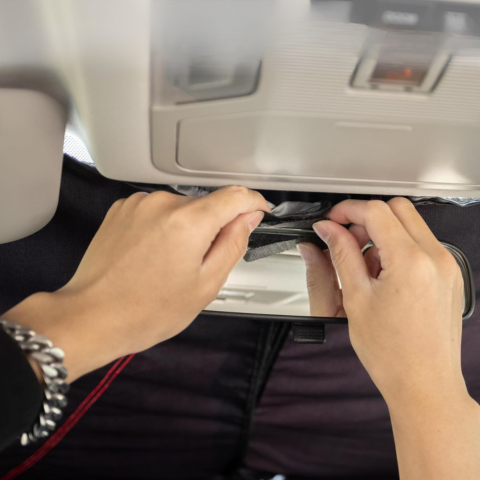 Skládací sluneční clona na čelní sklo — Snížení tepla a snadná instalace