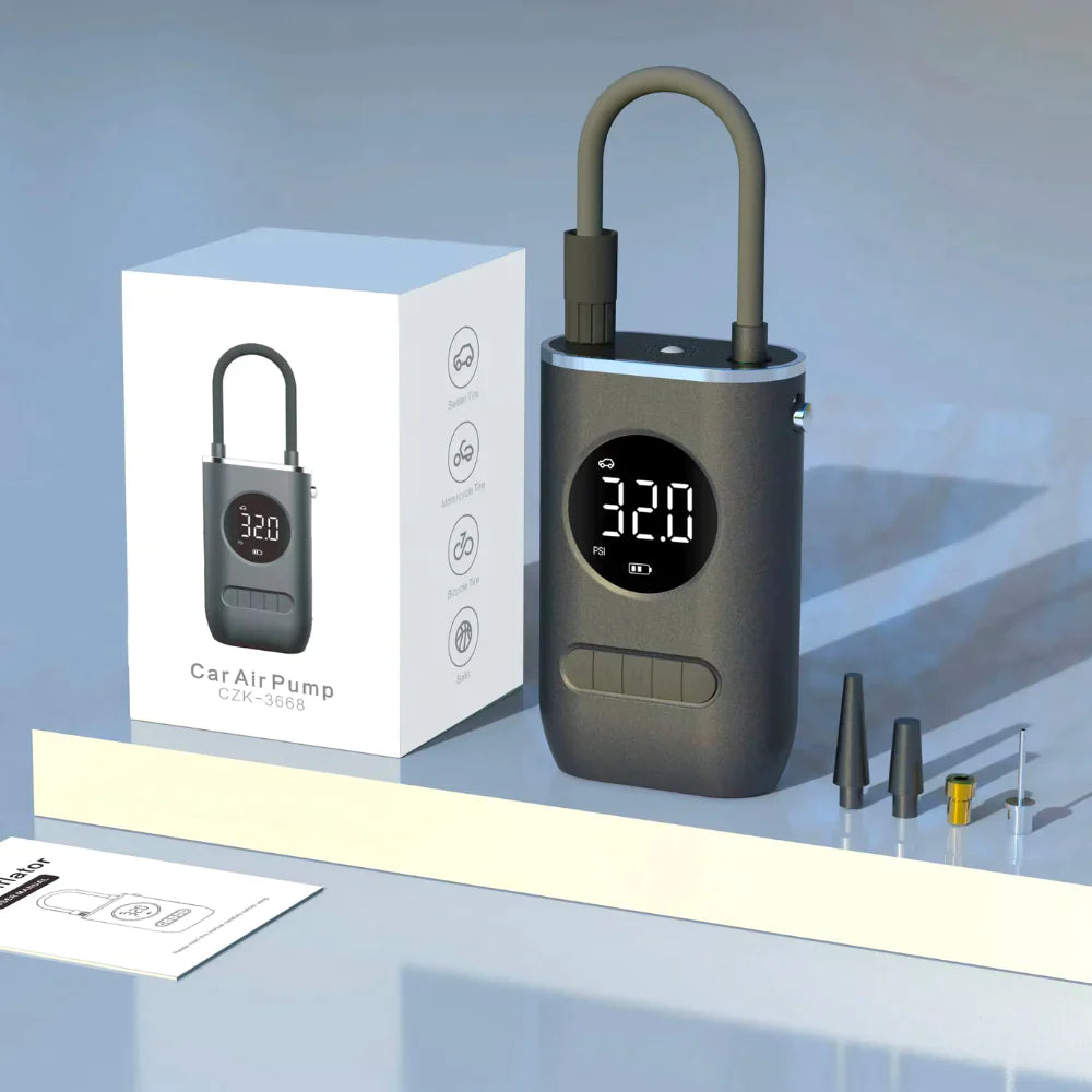 Gonfleur De Pneu Portable — Gonflage Rapide Et Facile Partout