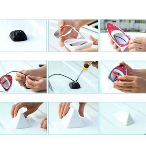 هوائي سمكة القرش للسيارة - تركيب سهل وأفضل مدى راديو