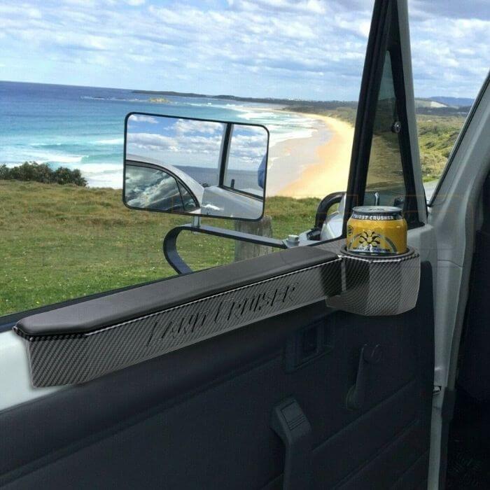 Organizador de consola central para Toyota Land Cruiser 70 — Almacenamiento práctico y ordenado
