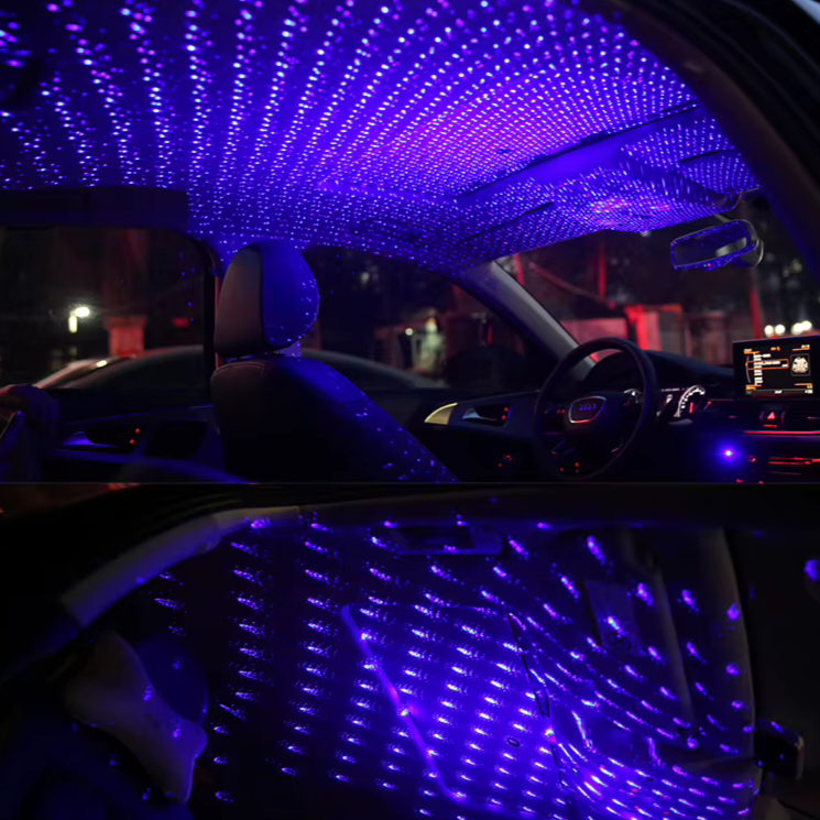 Éclairage LED Étoilé Pour Toit De Voiture — Ambiance Nocturne Magique