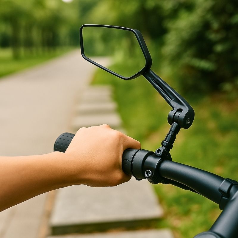Espejo de bicicleta — Seguridad & Visión panorámica