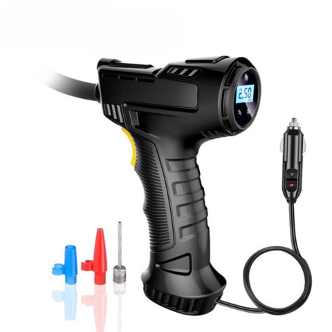 Bärbar Luftkompressor 120W — Snabb och kraftfull uppblåsning