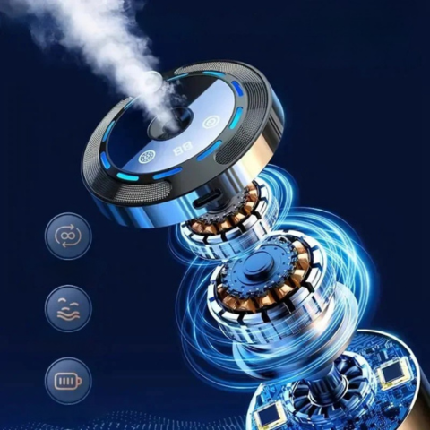 جهاز نشر الروائح العطرية المضيئة للسيارة — جهاز تنقية & أجواء LED