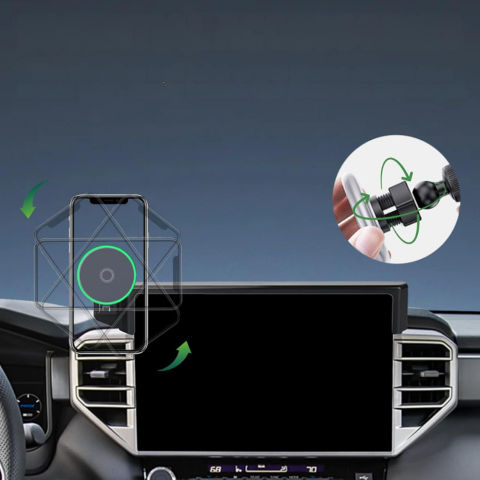 Cargador de Coche Inalámbrico — Para Toyota Tundra y Sequoia