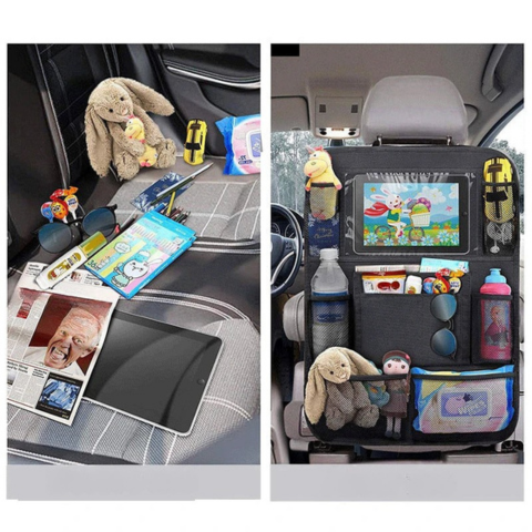 車のファイル収納 – 旅行中に手の届くところに