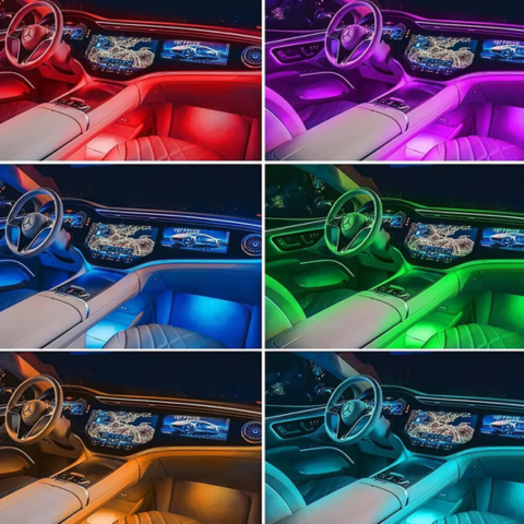 Auto Lichtstreifen – RGB Innenraum Ambiente