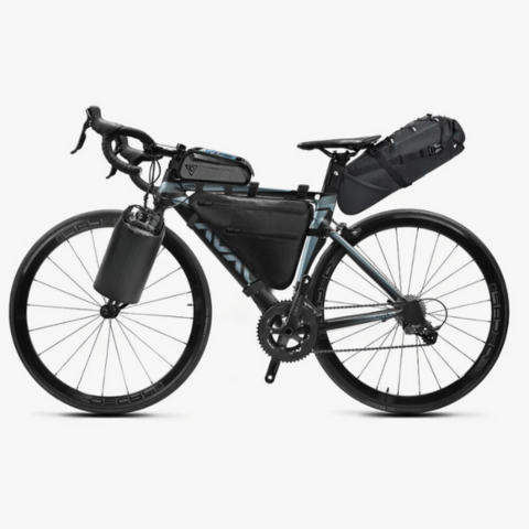 Bolsa de sillín de bicicleta de gran capacidad — impermeable y reflectante