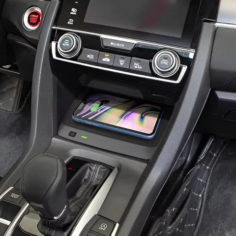 Cargador Inalámbrico Integrado Para Honda Civic 16-19 — Carga Rápida y Práctica