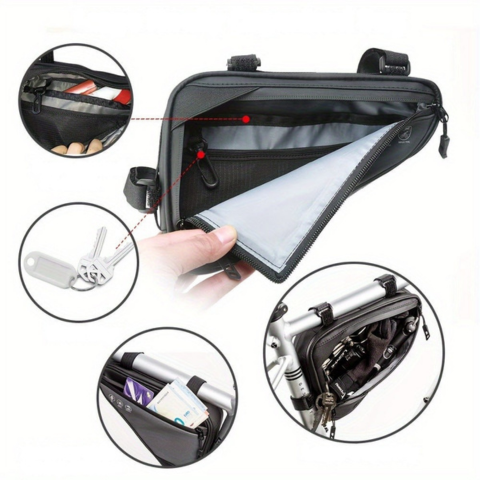 Cykelramme taske vandtæt — Let og holdbar