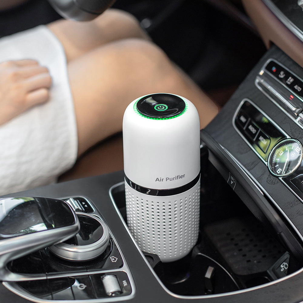Purificatore d'aria per auto portatile – Ionizzatore silenzioso e ricaricabile USB