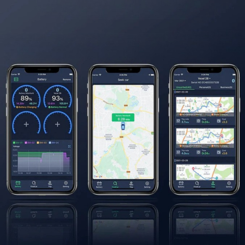 Tester di Batteria per Auto con Monitoraggio Bluetooth — Verifica Veloce e Prestazioni Ottimali
