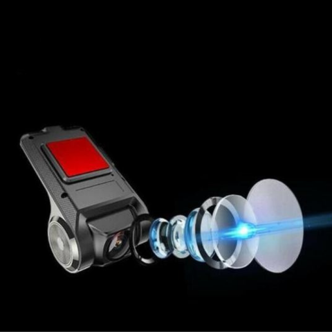 Telecamera di sorveglianza per auto con doppio obiettivo anteriore e posteriore - Registrazione HD e protezione continua