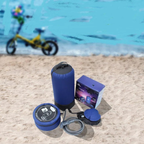 Ducha portátil para camping - Higiene al aire libre y tamaño compacto