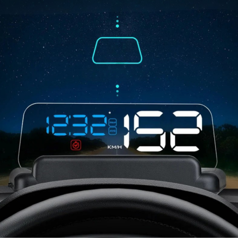 C500 OBD2 Head-Up Display - selkeä näyttö ja yksinkertainen asennus