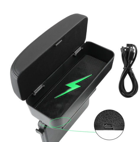 مسند ذراع الكونسول المركزي للسيارة - راحة وتخزين عملي