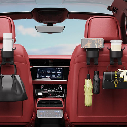 Crochet multifuncțional pentru spătarul scaunului auto