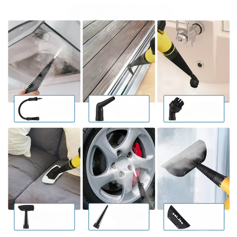 Pulitore a Vapore ad Alta Pressione — Efficace e Versatile 
