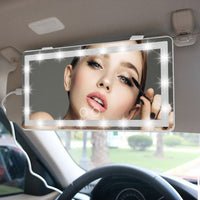 Espejo de Maquillaje para Coche — Comodidad y Elegancia en Viaje 
