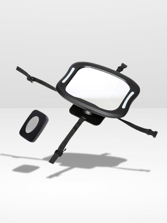 Surveillance Mirror for Baby — Integrated Lighting for Clear Night Vision 