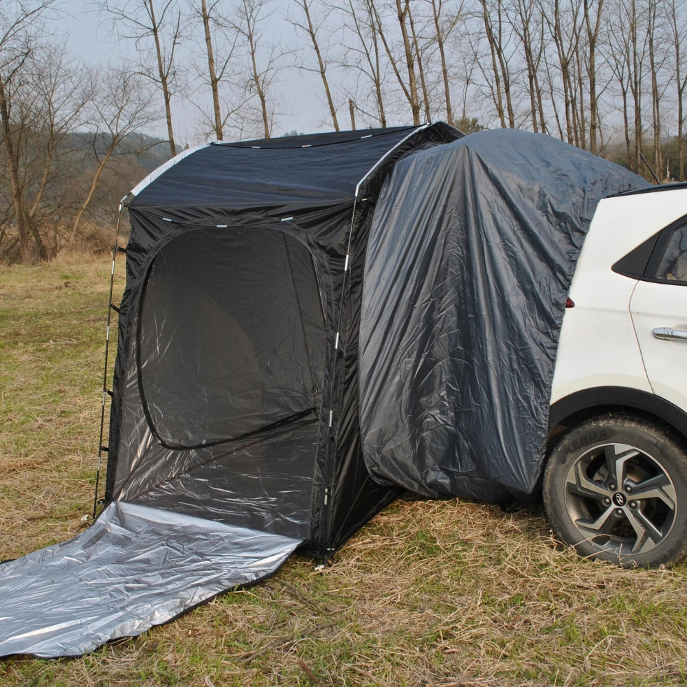 Tienda de maletero para coche — Espacio protegido y cómodo al aire libre 