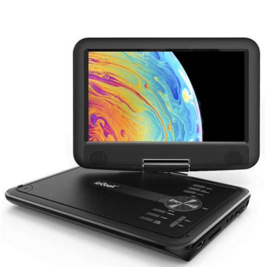 Portable DVD Player With SD and USB Port — Clear and Convenient Screen 