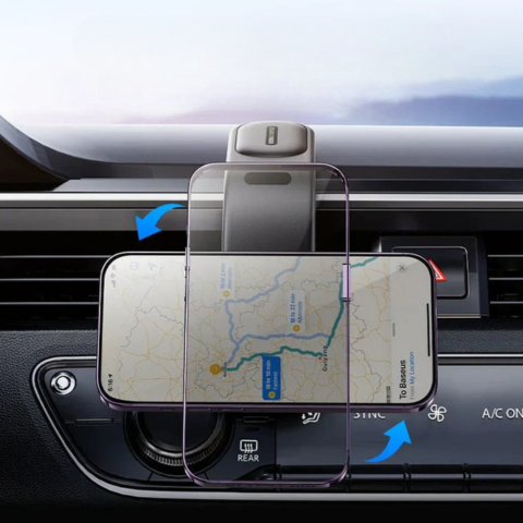 車用ワイヤレス充電器 – すべてのモデルに対応した目立たない取り付け 