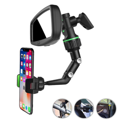 Support Telefono Auto – Rotazione 360° e Fissaggio Intelligente 