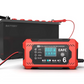 Intelligent Bilbatterilader 12V/24V - LCD-skjerm & Automatisk beskyttelse 