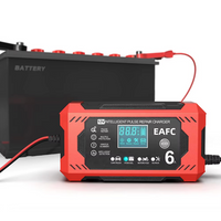 Älykäs 12V/24V auton akkulaturi - LCD-näyttö & automaattinen suojaus 