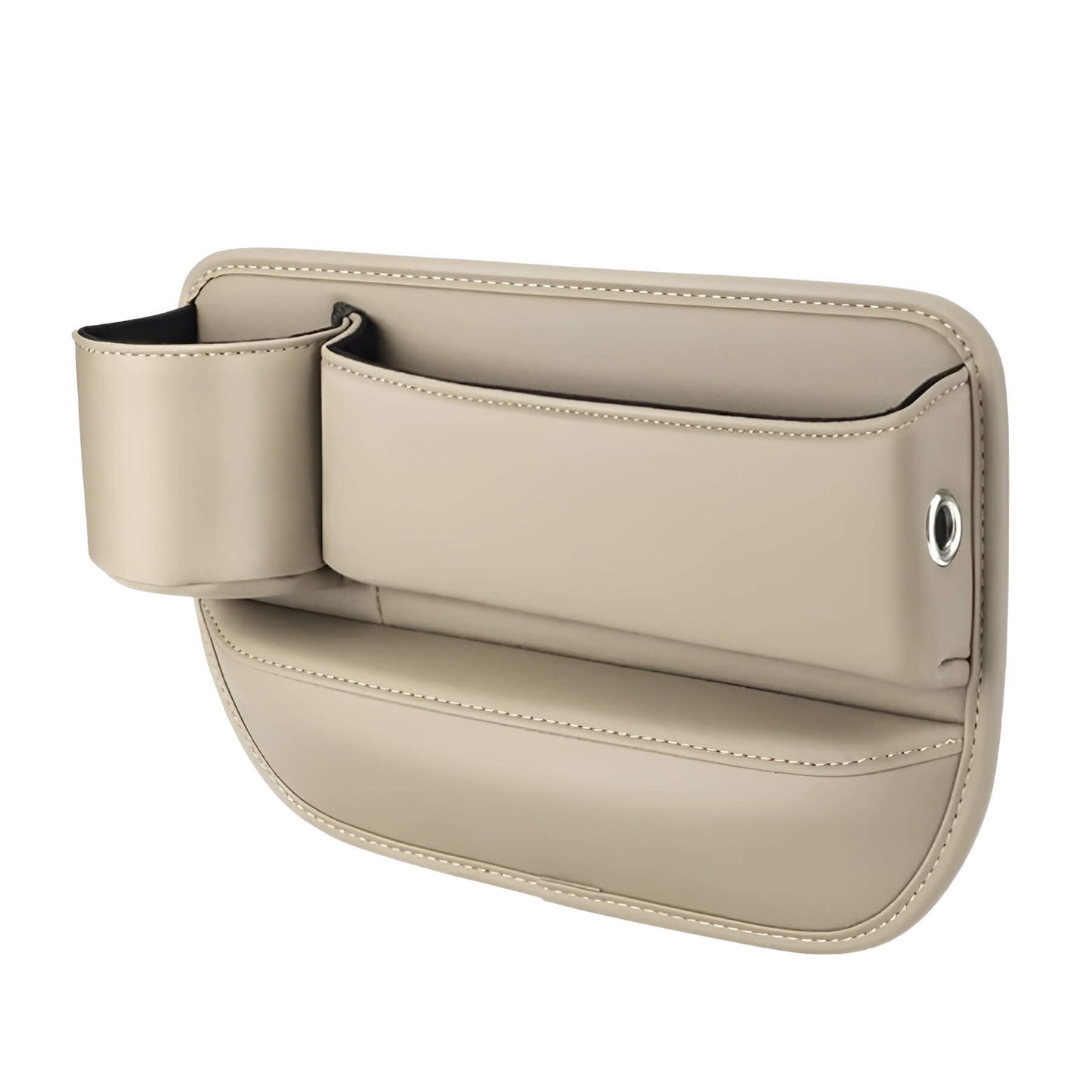 Organizator de spațiu pentru scaune auto cu suport pentru pahare - depozitare optimă și acces ușor