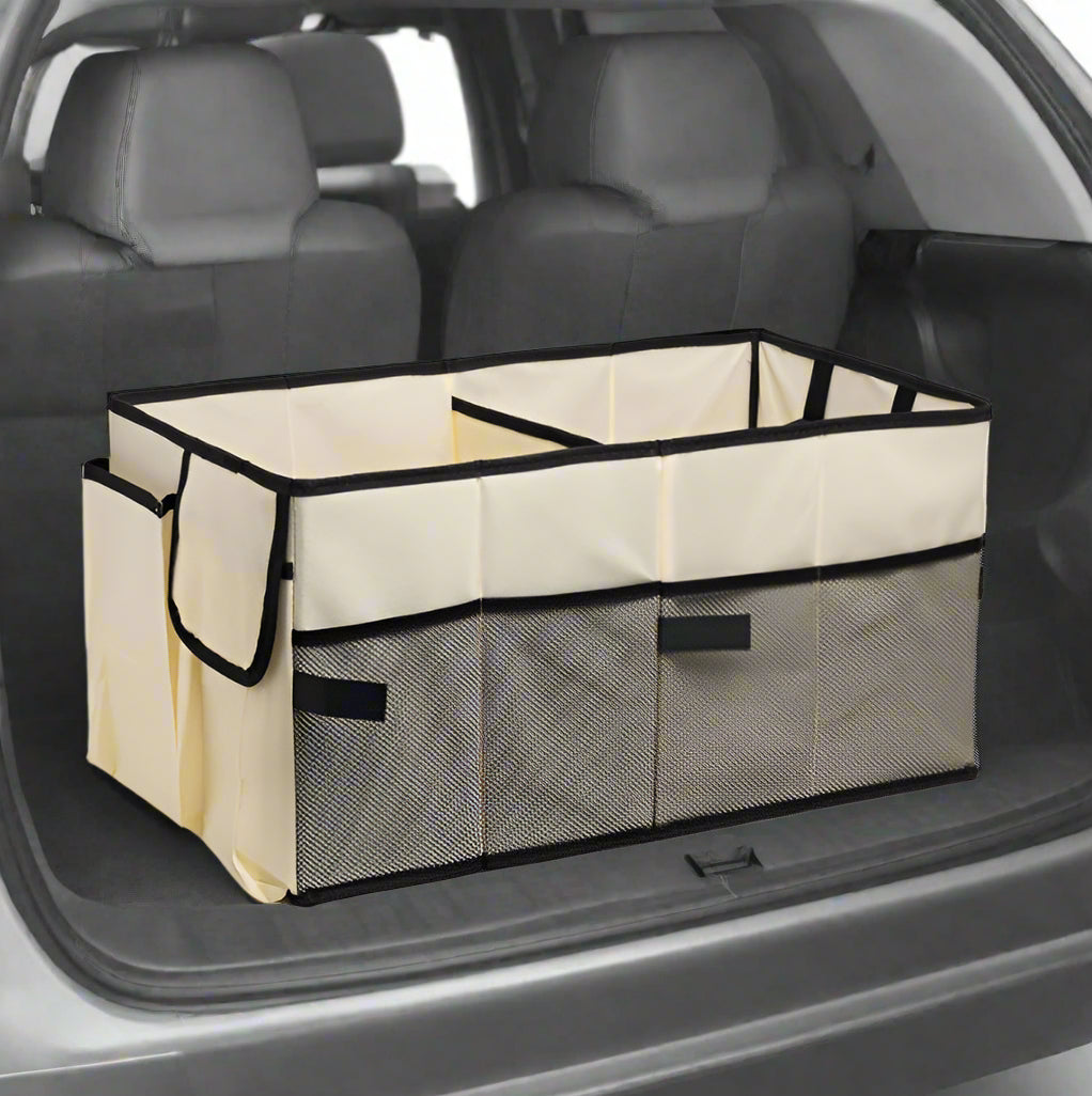 Organisateur De Coffre De Voiture — Rangement Pliable Et Pratique