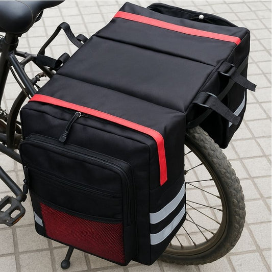 Alforjas Traseras Para Bicicleta — Confort de Viaje y Alta Capacidad de Carga 