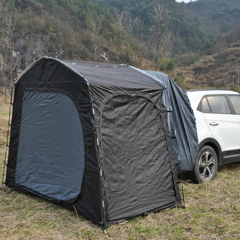 Tienda de maletero para coche — Espacio protegido y cómodo al aire libre 