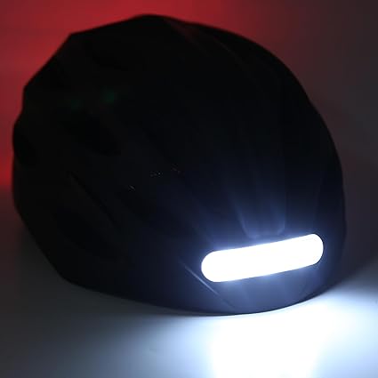 קסדת אופניים LED בטיחות — נראות והגנה מקסימליות 