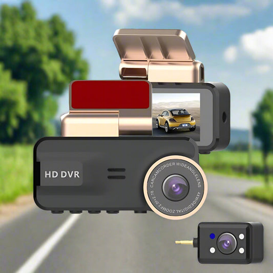 Cámara de Tablero HD 1080p con Visión Nocturna y WiFi — Seguridad y Vigilancia Completas 