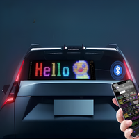 LED-skjerm for bil – Tilpassede meldinger og emojis 