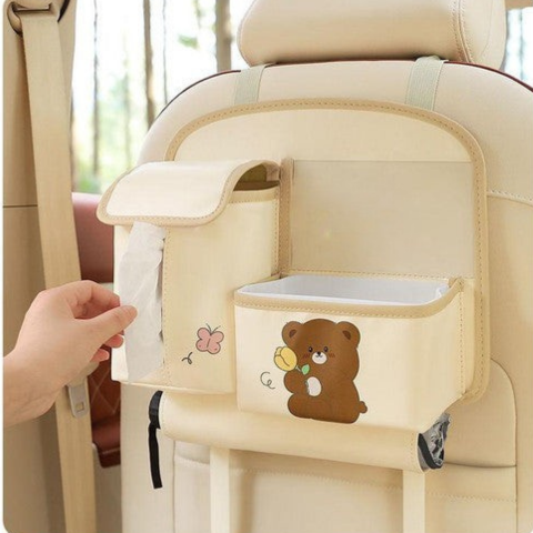 Car Back Seat Organizer — Ideal For Travel And Daily Use 