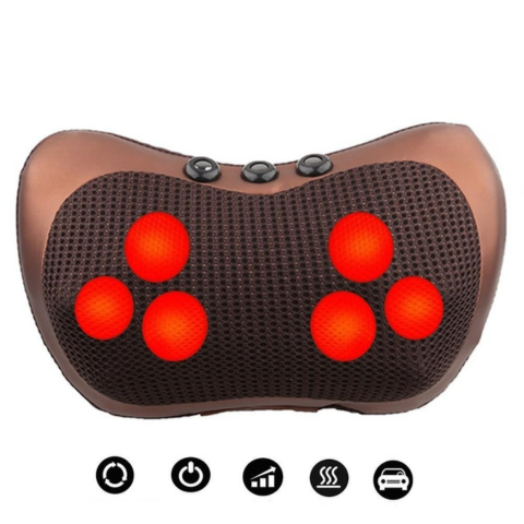 Heated Neck Massage Device for Car — Daily Relaxation and Well-Being 