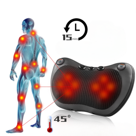 Heated Neck Massage Device for Car — Daily Relaxation and Well-Being 