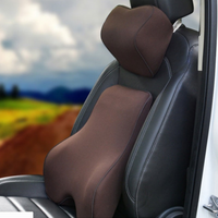 Coussin De Soutien Lombaire Et Appui-Tête En Mousse À Mémoire — Confort Et Soulagement Du Dos