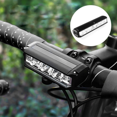 Lampada per manubrio della bici – Ricaricabile e impermeabile 