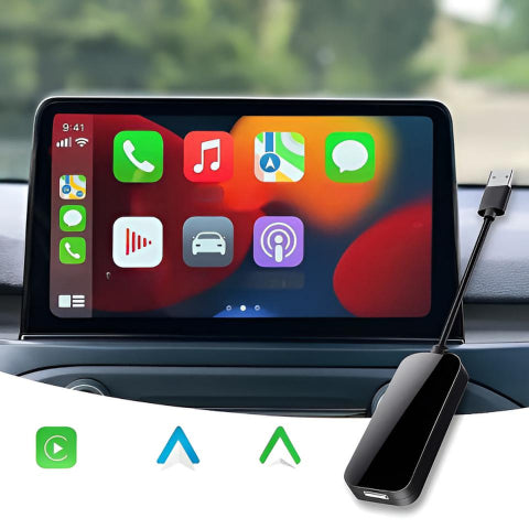 Adaptor auto universal fără fir — CarPlay și Android Auto ușor de utilizat 