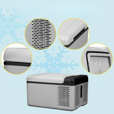 Mini Refrigerador Para Coche — Enfriamiento Rápido y Eficaz 