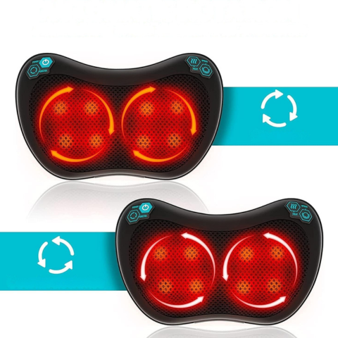 Cojín de Masaje Calentador — Relajación Total Dondequiera Que Estés 