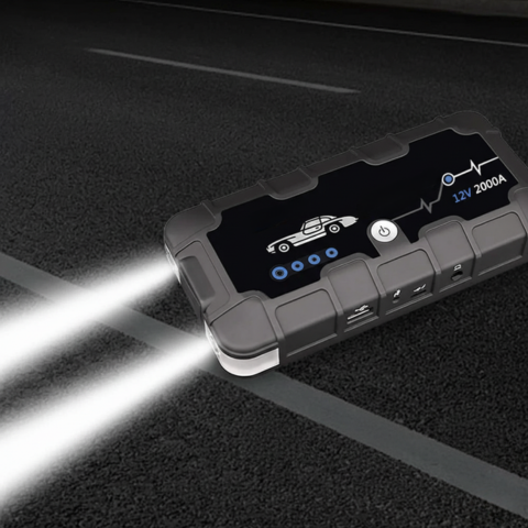 12V 2000A バッテリースターター — 急速充電 & マルチユース 