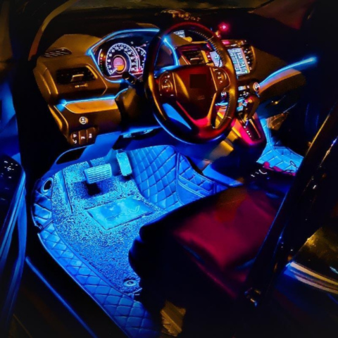 LED-strips voor auto-interieur - Afstandsbediening en eenvoudige installatie 