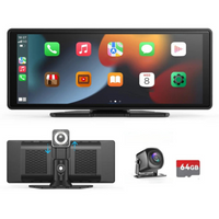 Pantalla Multimedia del Coche — Conectividad Inalámbrica y Navegación Inteligente 