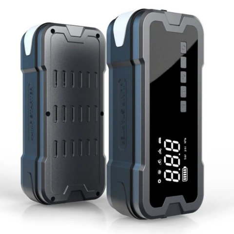 Avviatore Auto Portatile — Multifunzione Con Compressore 